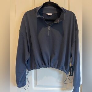 NWT Cropped Peloton Pullover